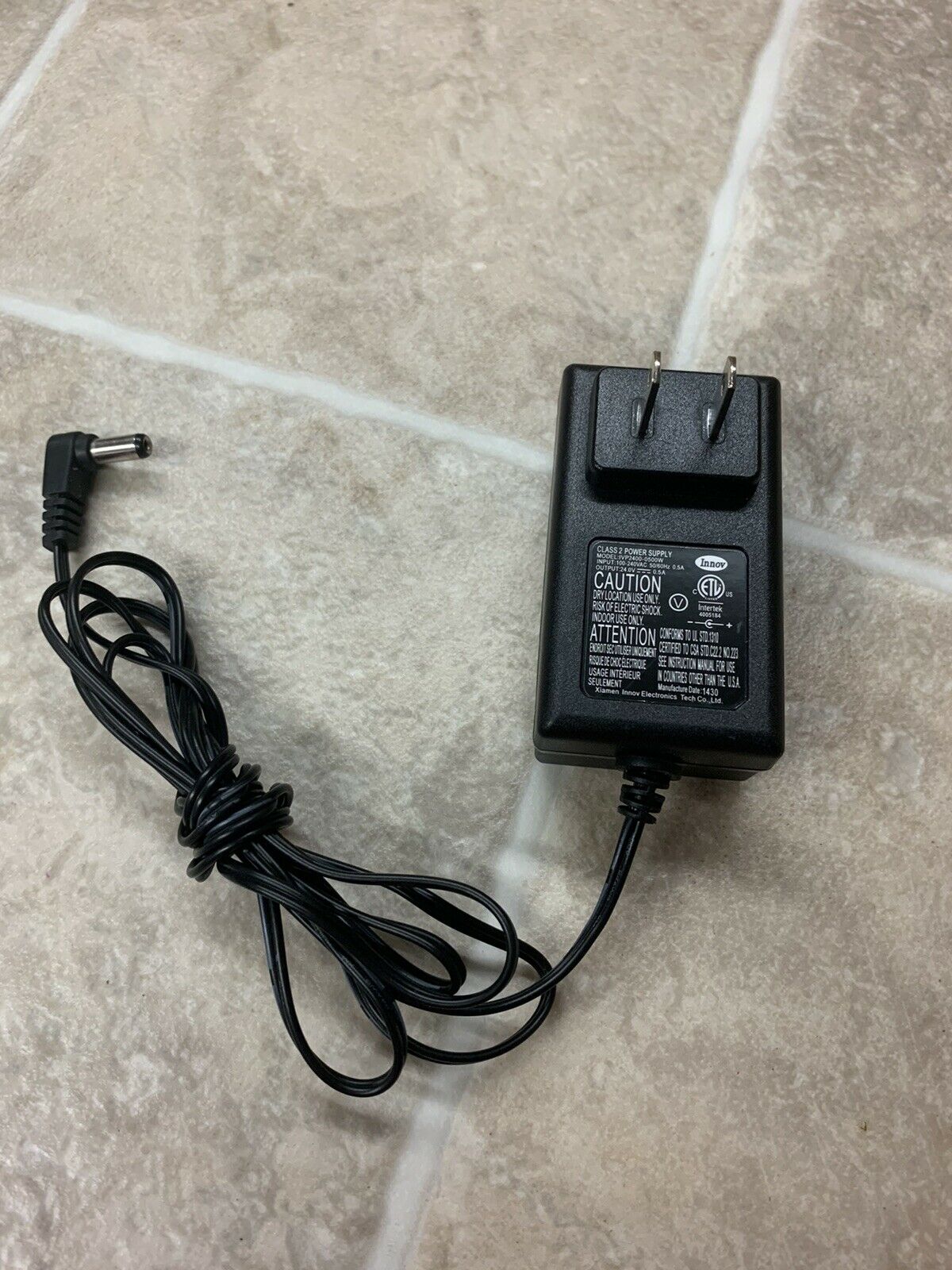 *Brand NEW*Innov 24V 0.5A AC DC Adapter IVP2400-0500W POWER SUPPLY *Brand NEW*Innov 24V 0.5A AC DC Adapter IVP2400-0500W POWER SUPPLY